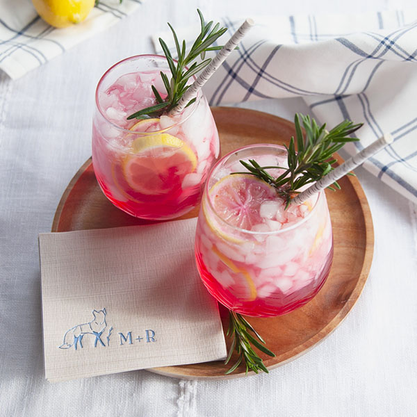  Cottagecore Fox Initials Napkin 