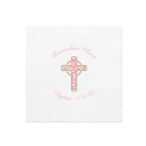 ForYourParty's chic White Custom Full Color Cocktail Napkin with Matte Rouge Ink Digital Print Colors will look fabulous with your unique touch. Your guests will agree!