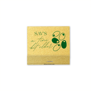 A Tini Bit Older Birthday Matchbook