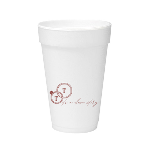 The It's A Love Story Cup will have your guests saying "Yes!" Commemorating the engagement of Taylor Swift and Travis Kelce, match your own special event with their whirlwind romance. Customize the text and style of cup to best match your special events unique vibes!