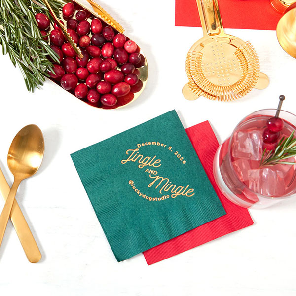 Jingle And Mingle Napkin