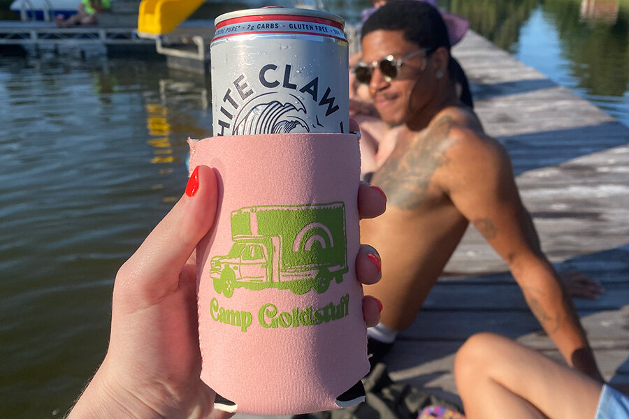 wedding can cooler