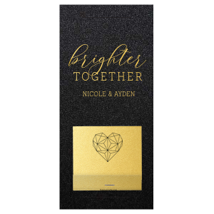 Our custom Stardream Black Small Sparkler Sleeve with Shiny 18 Kt Gold Foil has a Sparkles 3 graphic and is good for use in Wedding themed parties and can be customized to complement every last detail of your party.
