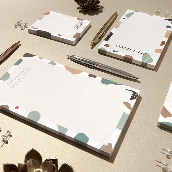 Personalized Note pad with pens