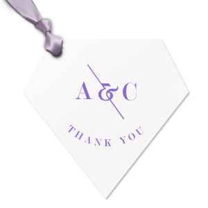 Lighten up someone's day! This would be a great way to surprise your closest ones. The Letterpress Gift Tag with Couple Initials on it and a Thank You graphics would look amazing on your gift! 