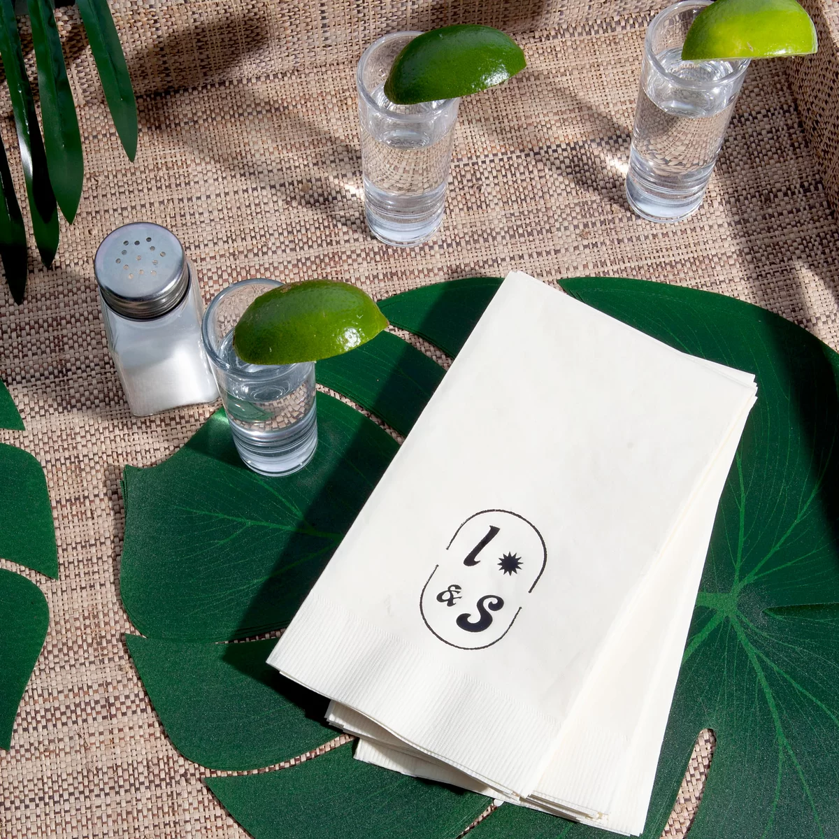 Destination Mexico Initials Napkin