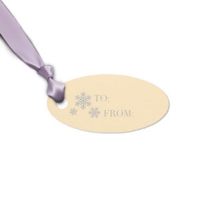 The ever-popular Natural Merlot Rectangle Gift Tag with Matte White Foil has a Snowing graphic and is good for use in Christmas, Holiday, Home themed parties and will make your guests swoon. Personalize your party's theme today.