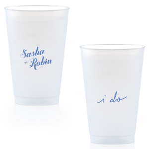 Personalized Pre-Wedding Frosted Plastic Cups – Rubi and Lib