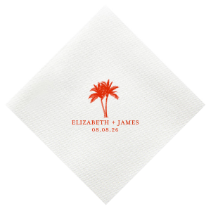 Set the mood just right with the Romantic Beach Vibes Napkin. The simple yet lovely napkin is available in a wide variety of styles and colors, making it easy to best match your next party event. It's perfect for honeymoons, weddings or romantic getaways!