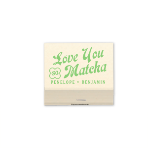 Love You So Matcha 30 Strike Matchbook