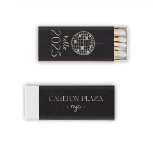 The new year is bright with the Hello New Year 2025 Match! The sleek and chic design is sure spark up a good time at this year's holiday function. Easily customizable to match your taste, perfect for creating a New Year's souvenir! 