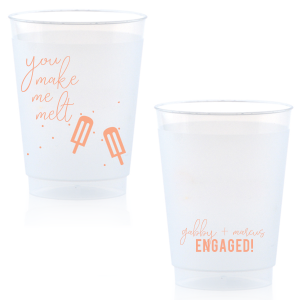 Fiesta Like There's No Mañana Custom Cups, Personalized Engagement