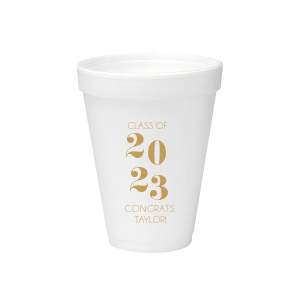 Custom Gold Ink 16 oz Styrofoam Cup with Gold Ink Cup Ink Colors are a must-have for your next event—whatever the celebration!