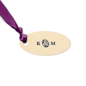 Our custom Stardream Rose Gold Round Gift Tag with Satin Copper Penny Foil has a Ampersand Leaf graphic and is good for use in Outdoors, Trendy, Accents themed parties and can be personalized to match your party's exact theme and tempo.