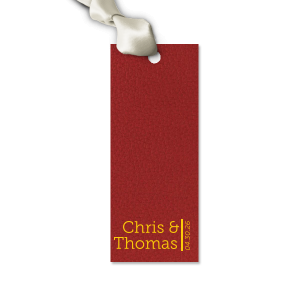 Our custom Metallic Sterling Silver Matte Rectangle Gift Tag with Satin Teal / Peacock Foil are a must-have for your next event—whatever the celebration!