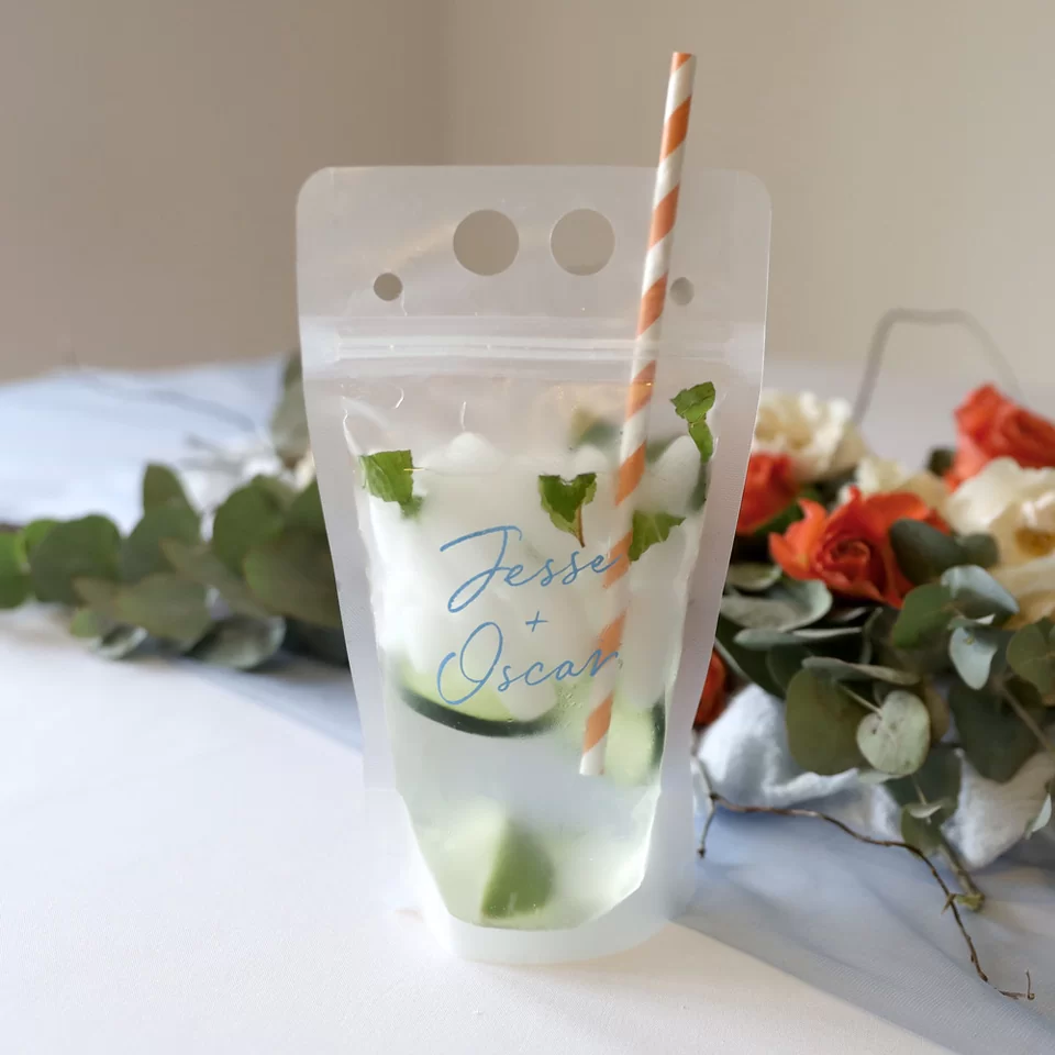 Hinterland Honeymoon Script Names Drink Pouch