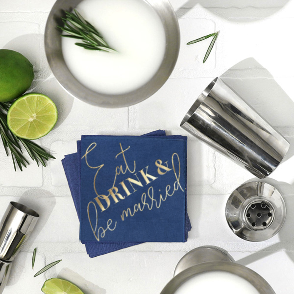 Eat, Drink, Married Party ready napkin