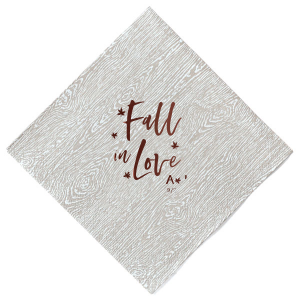 Fall In Love Leaves Napkin