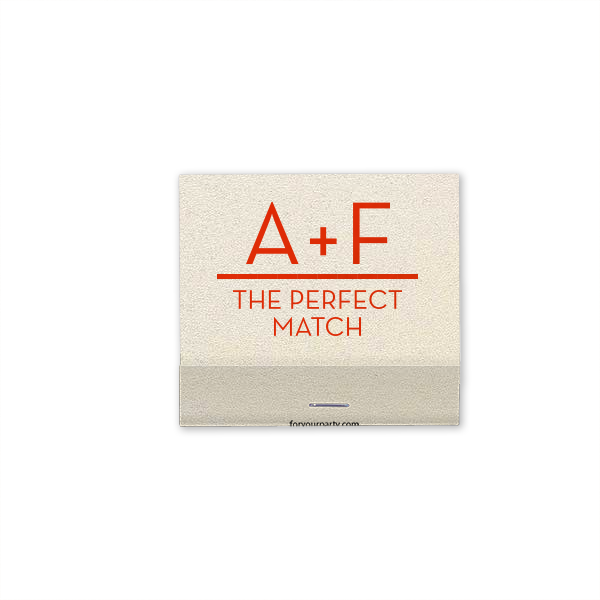 Perfect Match Initials Matchbook
