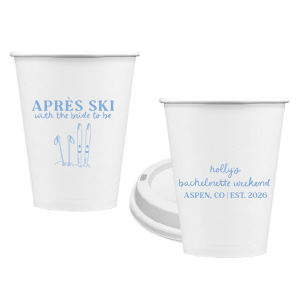 The Bride To Be Après Cup is perfect for destination bachelorette parties! Memorialize your special event with a high quality cup of your style choice printed in the color that best matches your taste. Personalize the text to convey all the important details and any well wishes for honored guests.