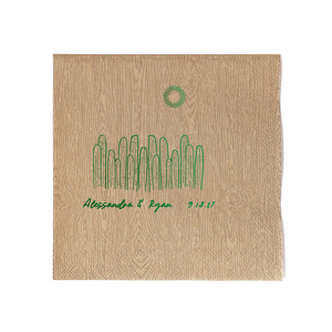 Create an impression that lasts all summer with the Southwest Cactus Napkin. The foil stamped napkin comes in your choice of styles and colors, making it easily customizable to math your unique vibe. Perfect for summertime weddings, engagements or home entertainment!