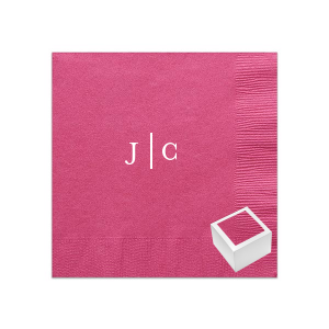 The unique napkin with your initials in a frame will be perfect gift for your loved ones. Make someone happy today!