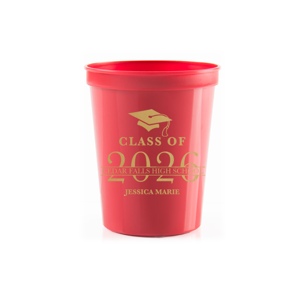 Graduation Banner Cup