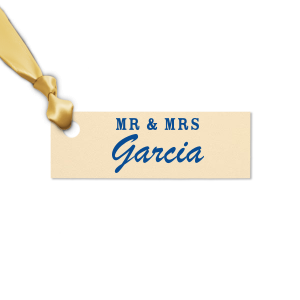 Our beautiful custom Marble Sand Rectangle Gift Tag with Matte Moss Green Foil can be customized to complement every last detail of your party.