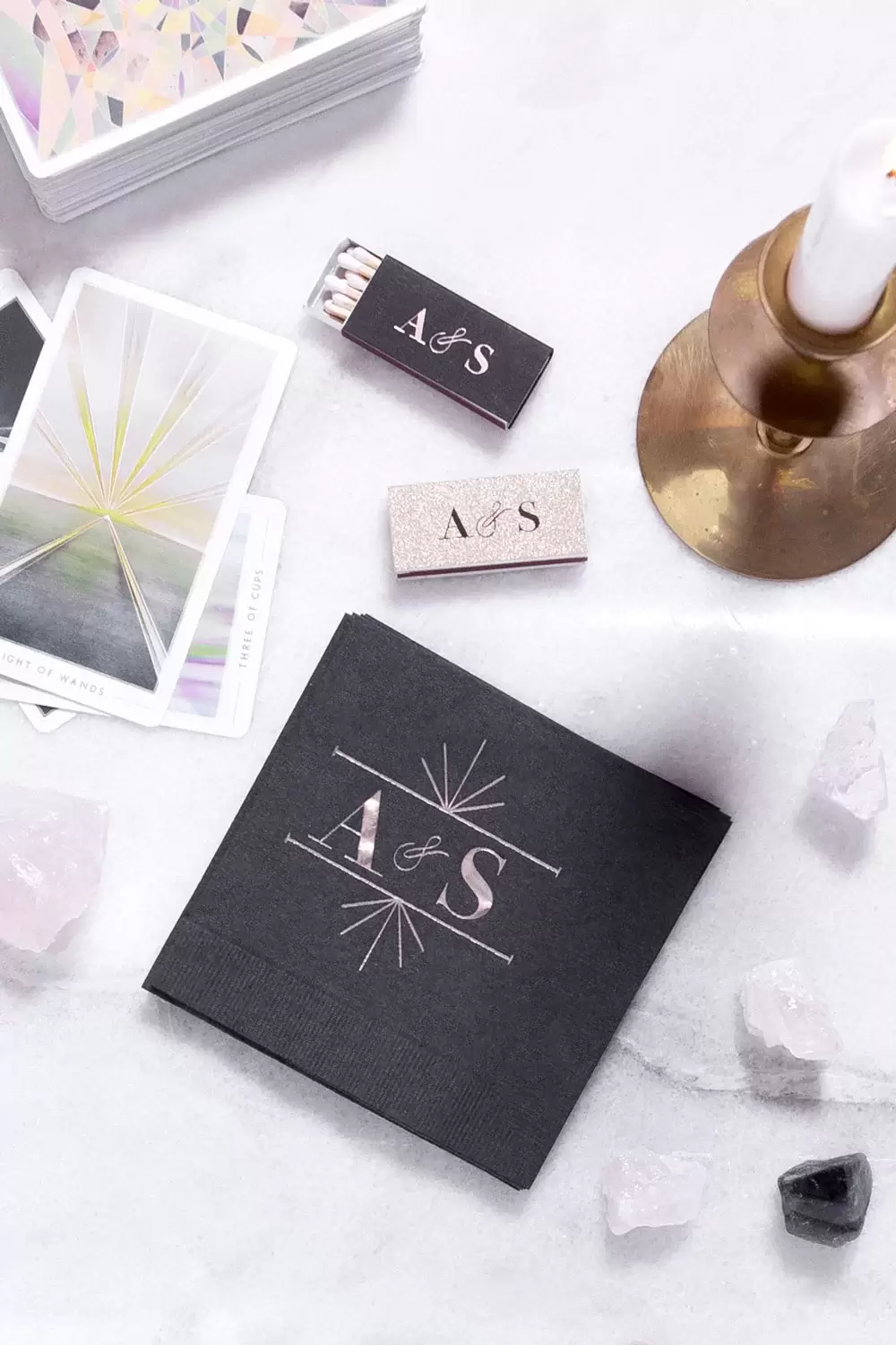 Create Your Unique Wedding Napkins and Matches with For Your Party