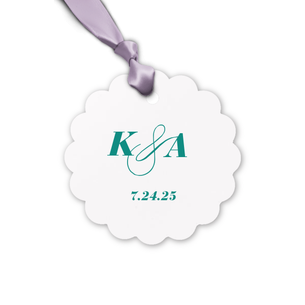 Our personalized Stardream White Heart Gift Tag with Shiny 18 Kt Gold Foil Color will impress guests like no other. Make this party unforgettable.