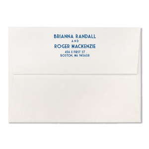 Our custom Shiny Royal Blue A7 Invitation Envelope with Shiny Royal Blue Foil couldn't be more perfect. It's time to show off your impeccable taste.