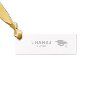 The ever-popular Stardream Copper Round Gift Tag with Matte Ivory Foil has a Cap graphic and is good for use in Graduation themed parties and can be customized to complement every last detail of your party.