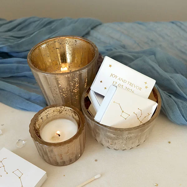 matches next to candle