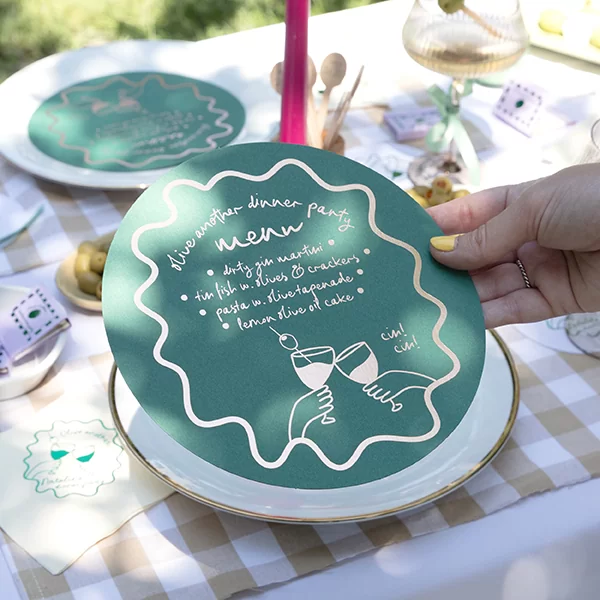 Olive Another Dinner Party Circle Menu