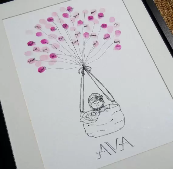 thumbprint guest book