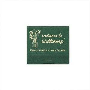 Plant Welcome To Our Family Name Matchbook