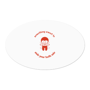 The Vampire Halloween Label is personalized Halloween sticker that is ready to party! In the center is a cute graphic of a vampire, and you can personalize the text to fit the theme of your event. Adorn it to a custom bag for your Halloween event!