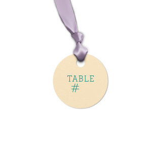 Our custom Poptone Sunflower Round Gift Tag with Matte Fuchsia Foil can be customized to complement every last detail of your party.