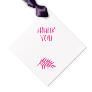 The ever-popular Natural Frost White Wine Gift Tag with Shiny Kiwi / Lime Foil Color has a Leaves graphic and is good for use in Floral themed parties and can be customized to complement every last detail of your party.