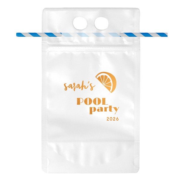 Pool Party Fruit Slice Drink Pouch