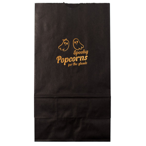 Looking for cute Halloween decor? The Groovy Halloween Bag is for you! This custom trick or treat bag features two adorable ghosts and can be personalized for any Halloween party. 