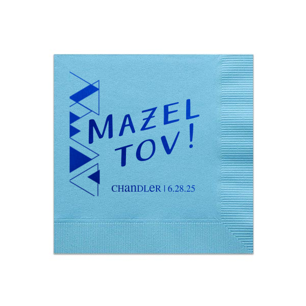 Modern Mazel Tov Napkin