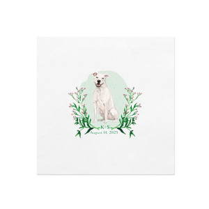 Our personalized White Borderless Custom Photo Cocktail Napkin with Matte Leaf Ink Digital Print Colors can be customized to complement every last detail of your party.
