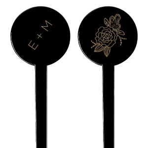 Peony Stir Stick
