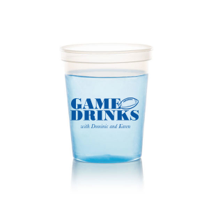 Our beautiful custom Powder Blue 16 oz Stadium Cup with Matte Royal Blue Ink Cup Ink Colors has a Football graphic and is good for use in Sports themed parties and will add that special attention to detail that cannot be overlooked.