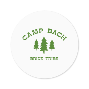 Camp Bachelorette Wilderness Label