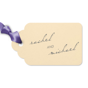 ForYourParty's personalized Natural Frost White Luggage Gift Tag with Shiny 18 Kt Gold Foil will impress guests like no other. Make this party unforgettable.