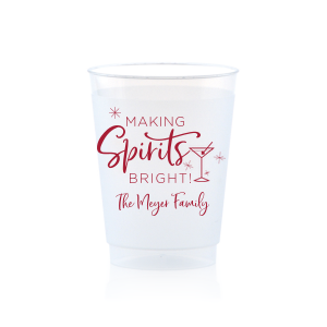 Our custom Matte Lipstick Red Ink 10 oz Frost Flex Cup with Matte Lipstick Red Ink Cup Ink Colors has a Martini Glass graphic and is good for use in Drinks themed parties and are a must-have for your next event—whatever the celebration!