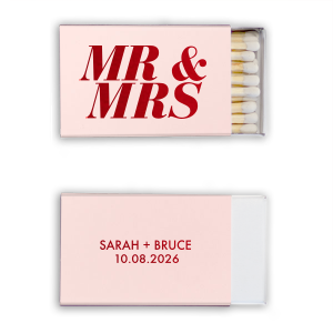 Bold Mr. & Mrs. Matches