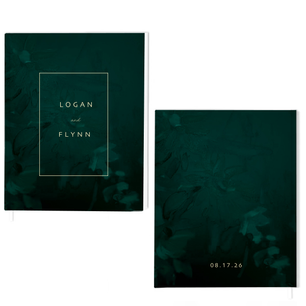 ForYourParty's elegant White Portrait Guest Books with Foil with Matte Kraft/Latte Ink Digital Print Colors and Shiny 18 Kt Gold Guest Book Foil has a Invite Line Frame graphic and is good for use in Invitation themed parties and will look fabulous with your unique touch. Your guests will agree!